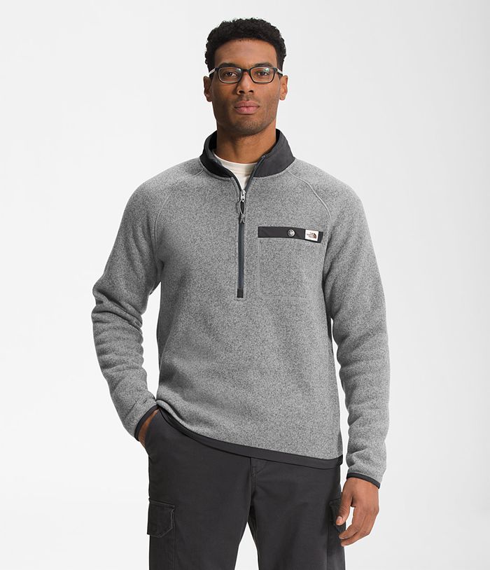 The North Face Pullover Heren Gordon Lyons ¼ Rits YUCJ62470 - Grijs